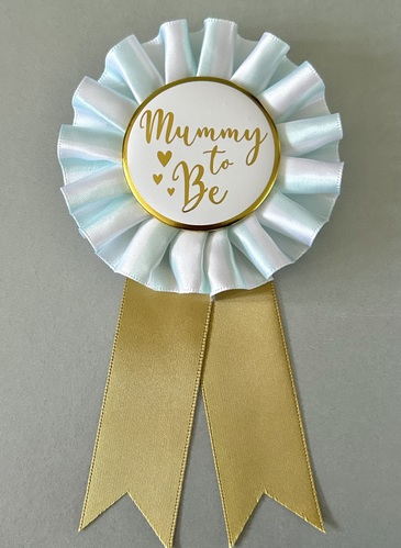 Mummy To Be Rosette Badge