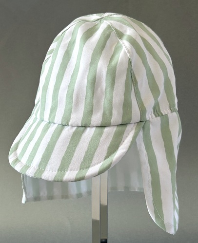 Striped Legion Style Summer Hat 0-3 months