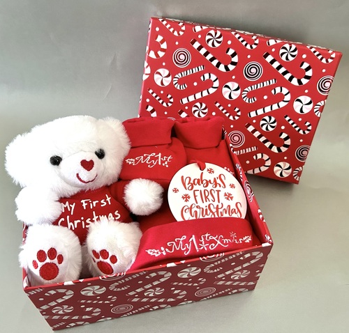 Christmas Bear Gift Box - My 1st Xmas