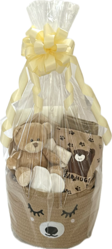 Brown Bear Baby Gift Tub