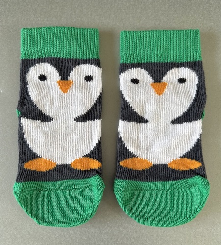 Festive Christmas Baby Socks - Penguin
