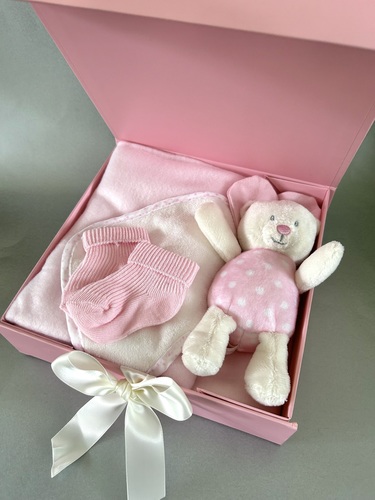 Pink Bear Gift Box - medium