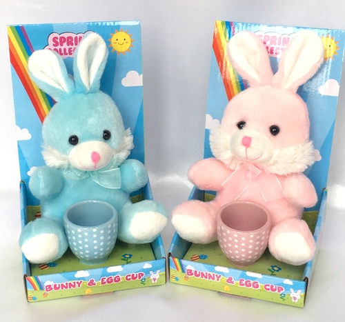 Bunny Soft Toy & Egg Cup Gift Set