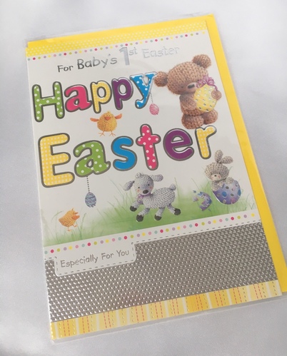 First Easter Greeting Card