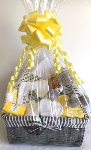 Zebra Baby Gift Basket