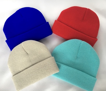 Warm Knitted Baby Beanie Hats