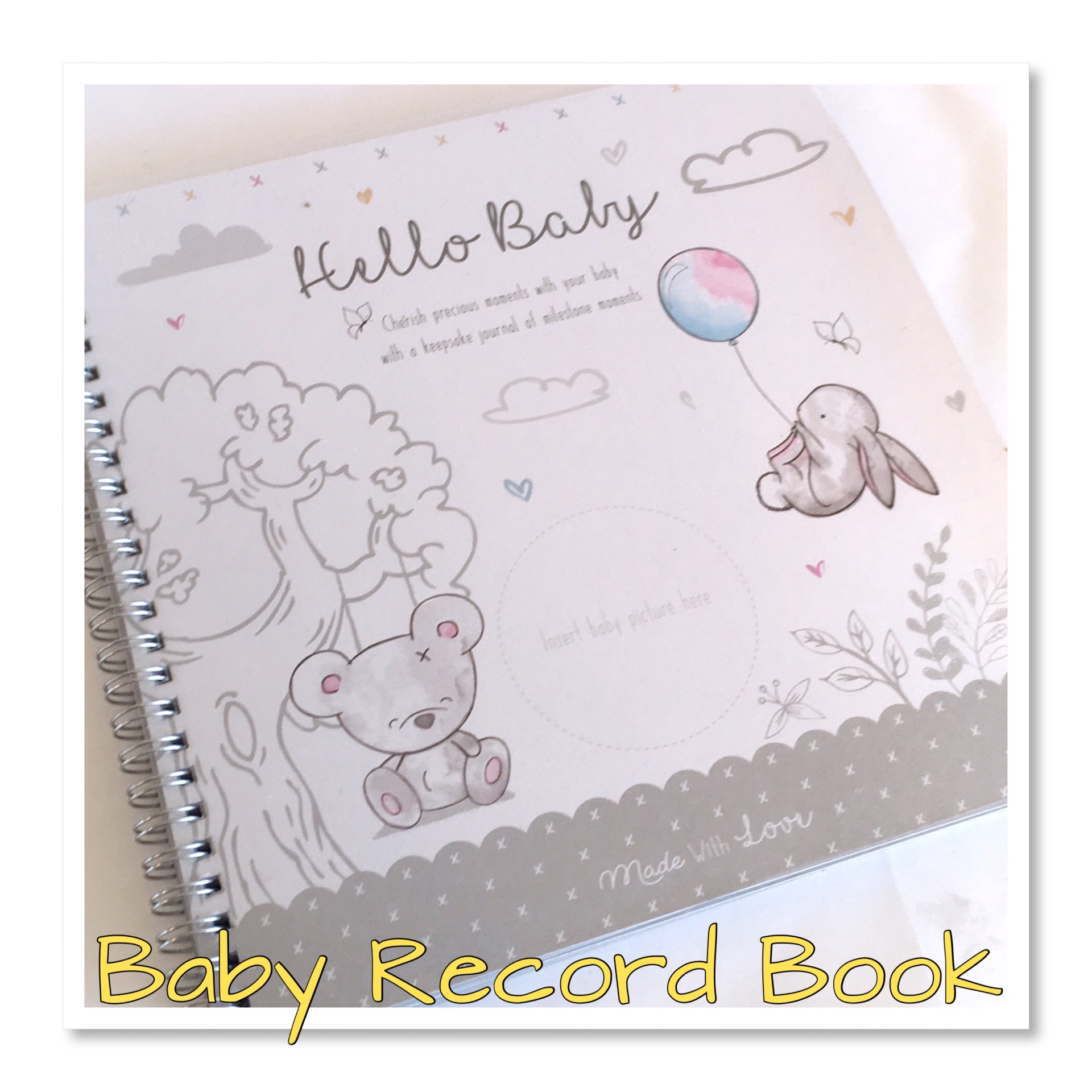 Hugs & Kisses Record Book First Year
