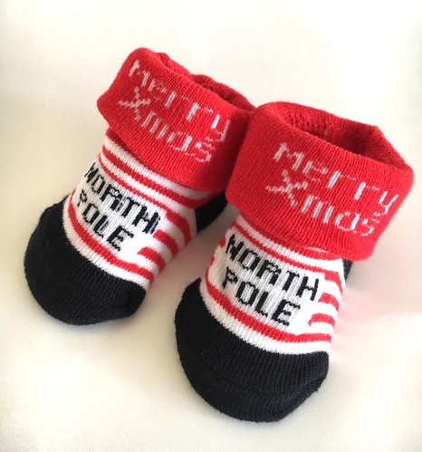 Baby’s First Christmas North Pole Socks