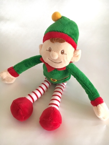 Dangling Elf Soft Toy by Keel - can be personalised