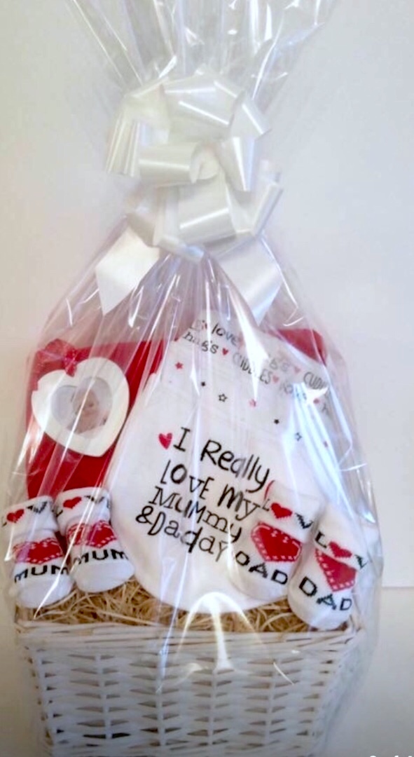 I Love You Valentine Baby Gift Basket