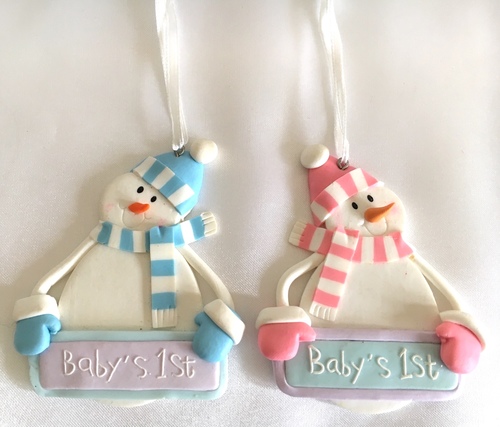 Snowman Baby’s 1st Christmas Decoration