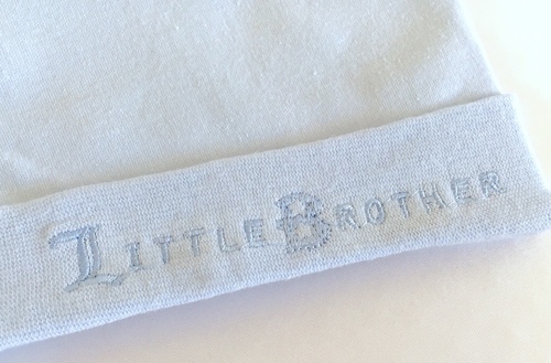 Little Brother Baby Hat & Bootie Set