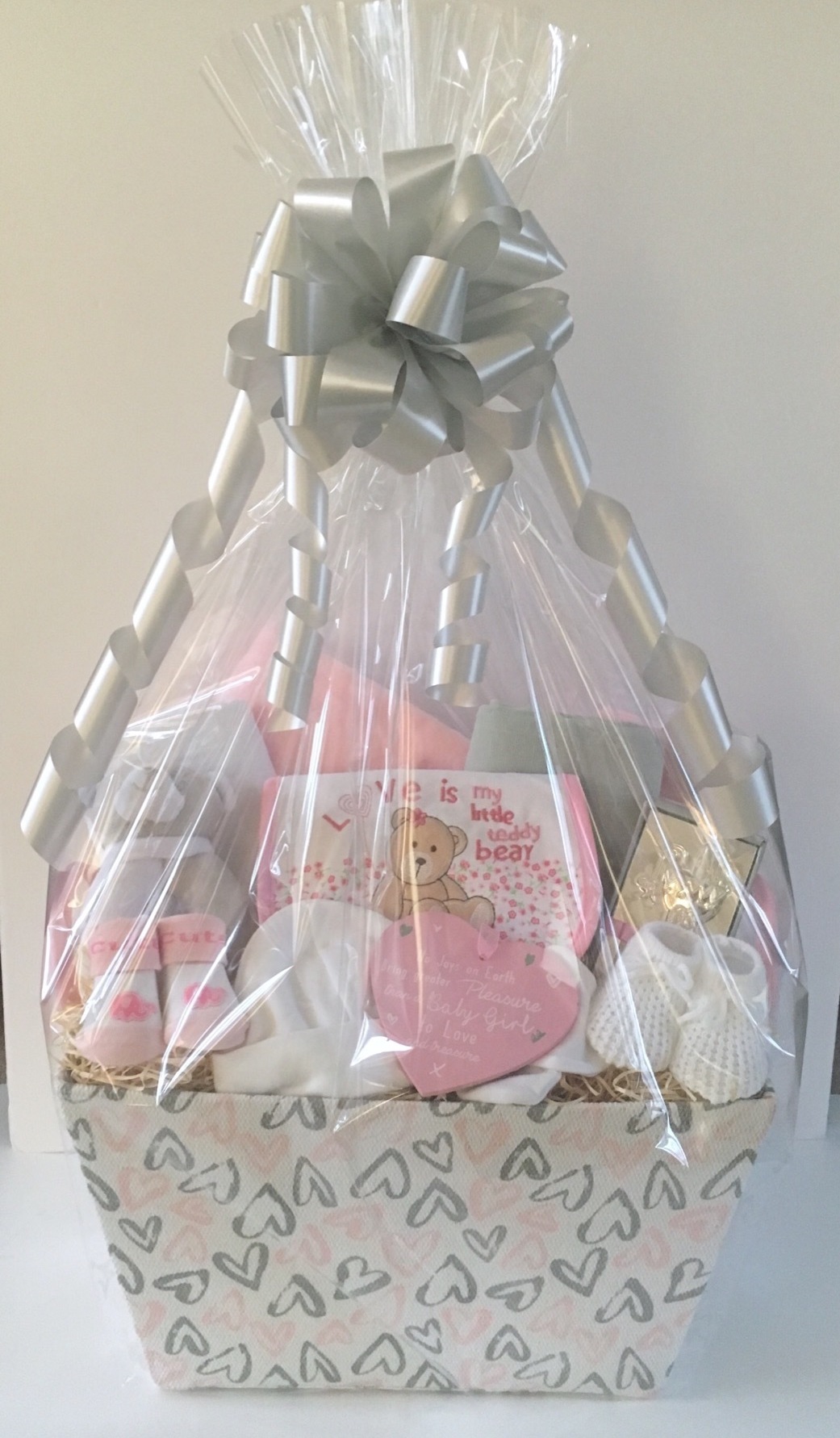 bespoke baby girl gift basket hamper