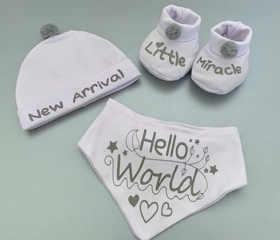 Hello World New Baby Gift Set