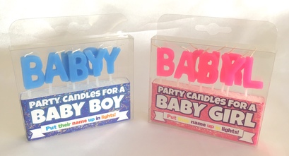 BABY Boy / Girl Cake Candles