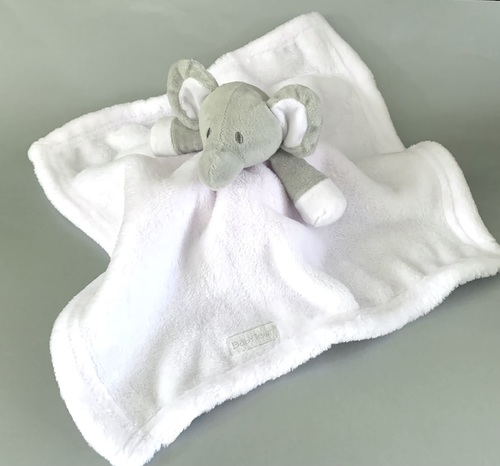 Elephant Comforter by Babytown - white