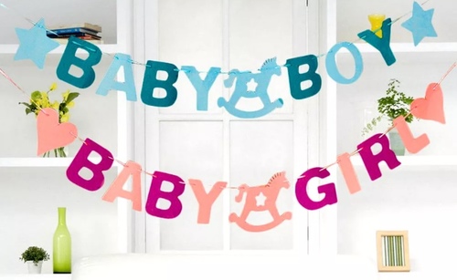 Make Your Own - Baby Girl / Boy Banner