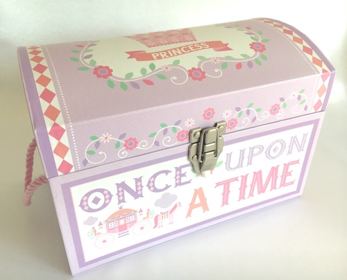 Lilac Once Upon A Time Domed Chest - small