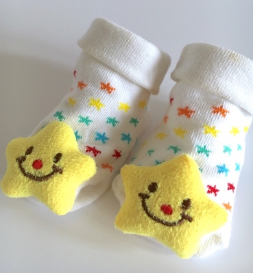White Star Novelty Baby Socks