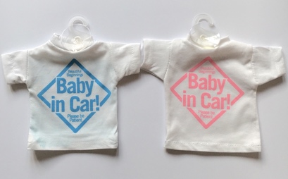 T-Shirt Baby On Board Car Sign