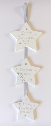 Triple Star Hanging Plaques