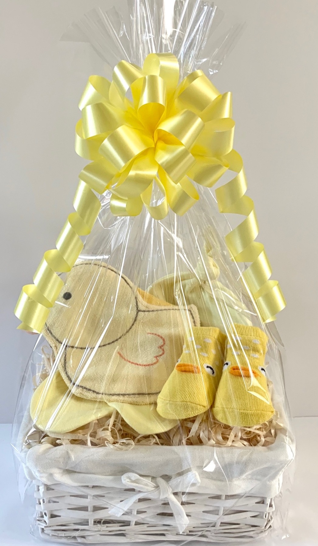 Neutral Chick  Baby Gift Basket