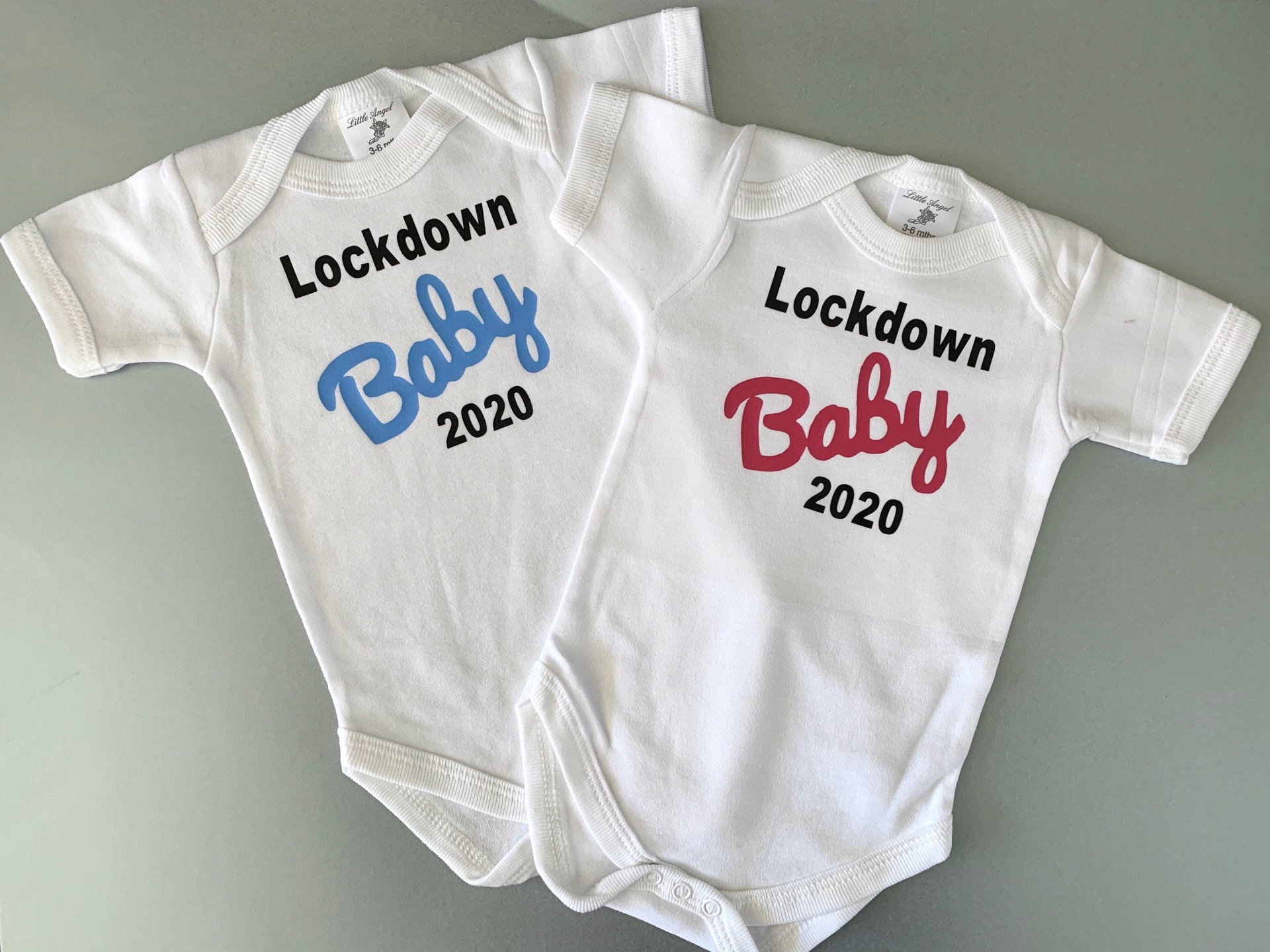 Lockdown Baby 2020 bodysuits vests