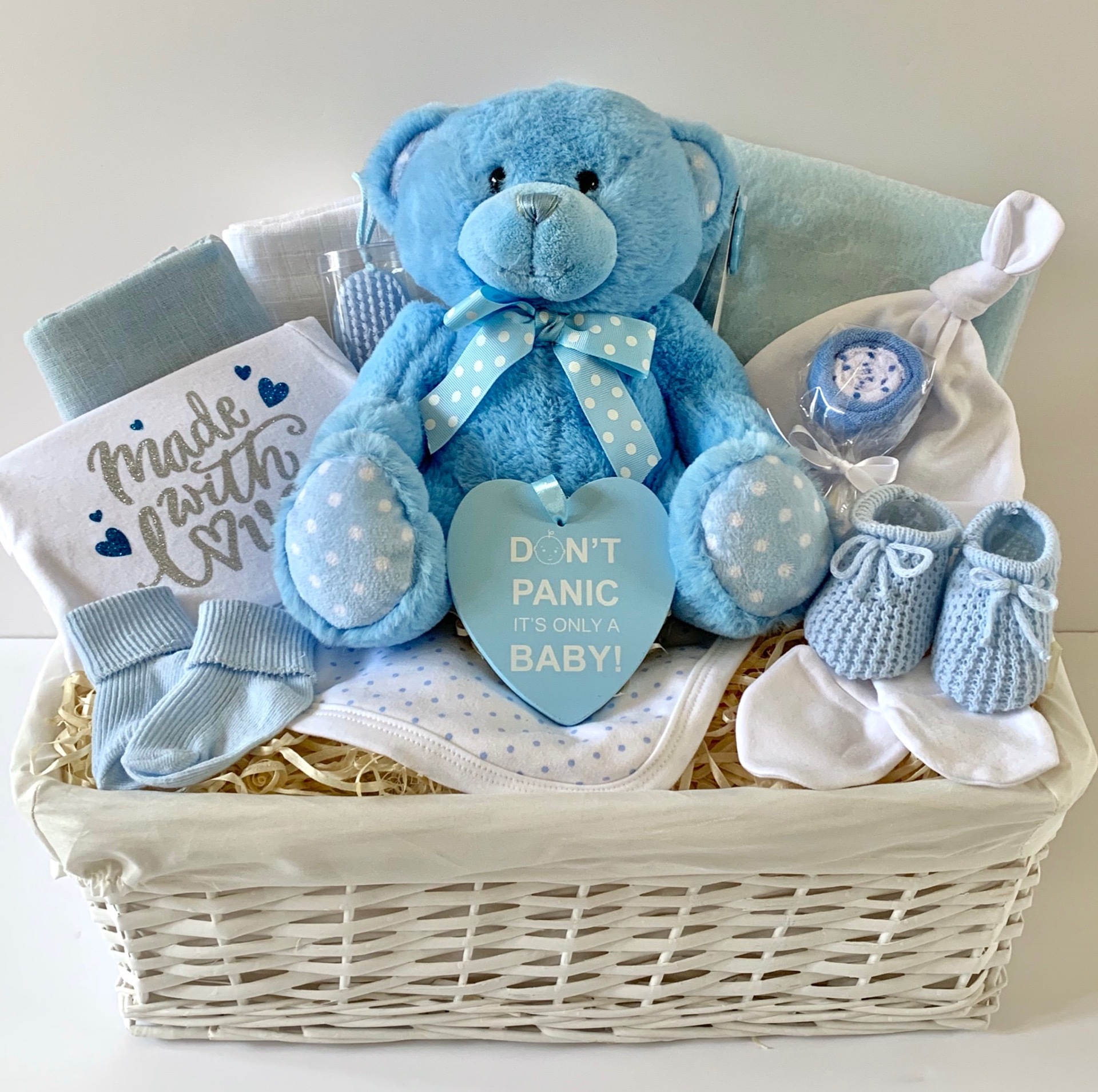 Luxury Baby Boy Gift Basket