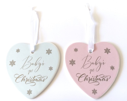 Baby’s 1st Christmas Ceramic Plaque