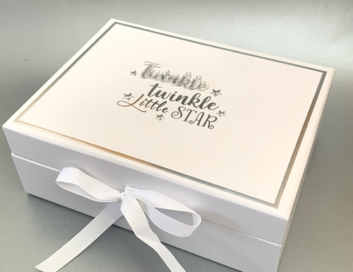 White Twinkle Keepsake Box