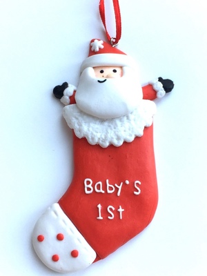Baby’s 1st Stocking Decoration