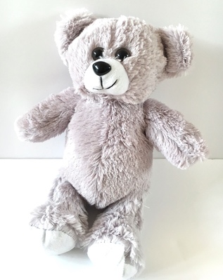 Soft Fluffy Grey Teddy Bear