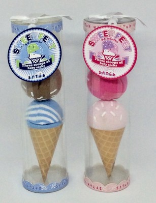 Ice Cream Socks - 3 pack