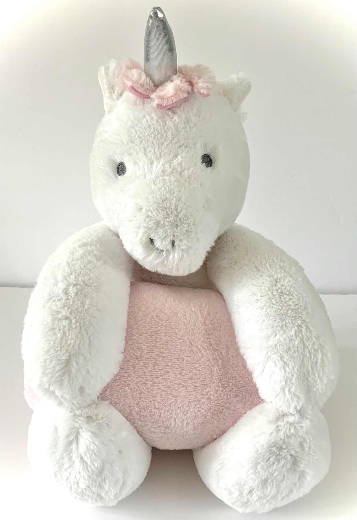 Baby Blanket & Unicorn Soft Toy Gift