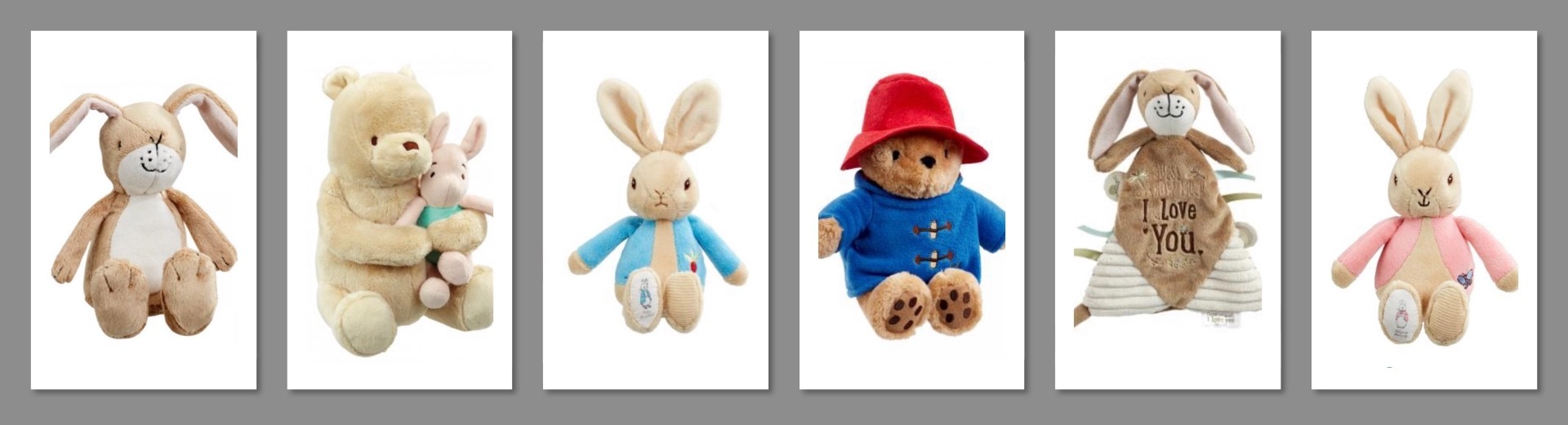 NEW Winnie the Pooh Peter Rabbit Paddington Toys