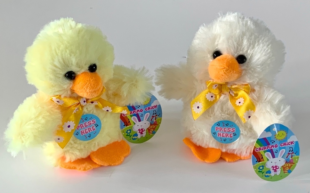Chirping Easter Chick Soft Toy