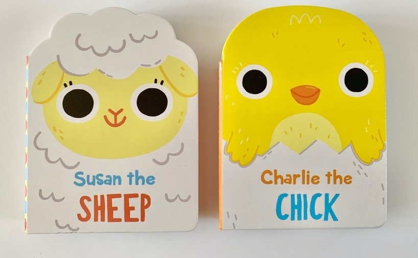 Mini Baby Board Book - sheep chick