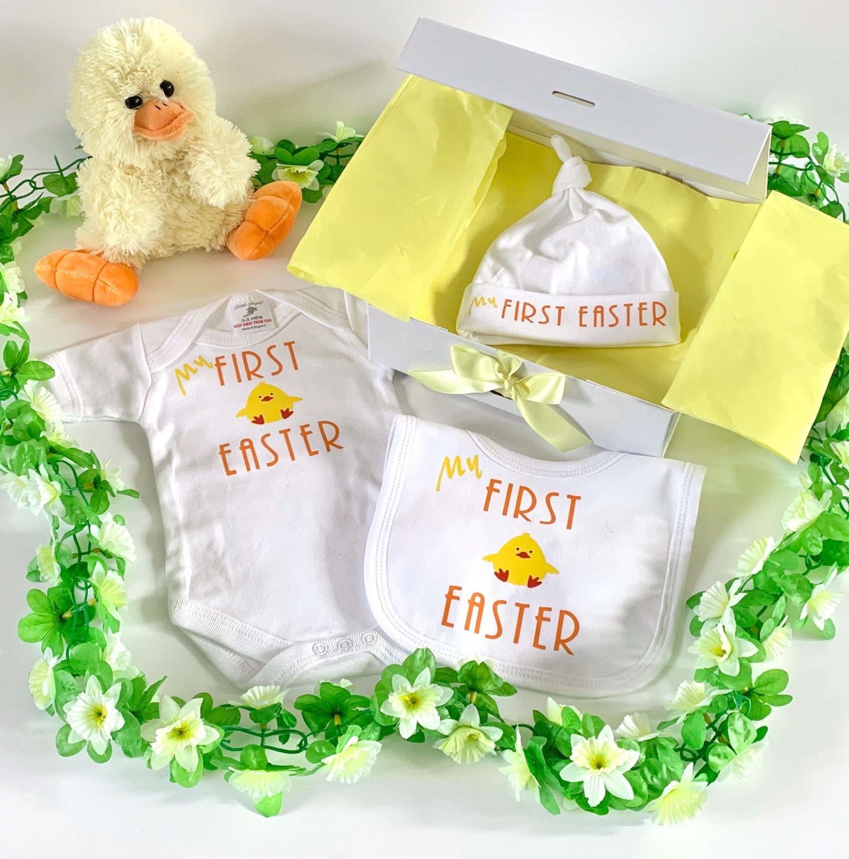 Baby's First Easter Printed Clothes