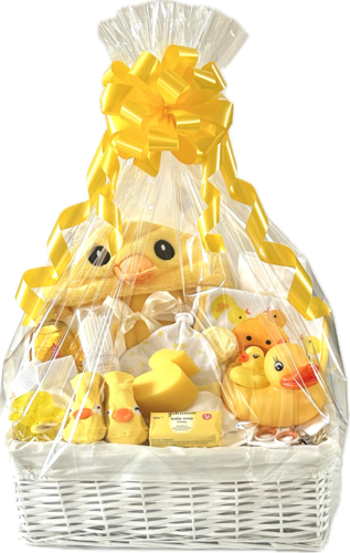 Luxury Duck Baby Gift Basket